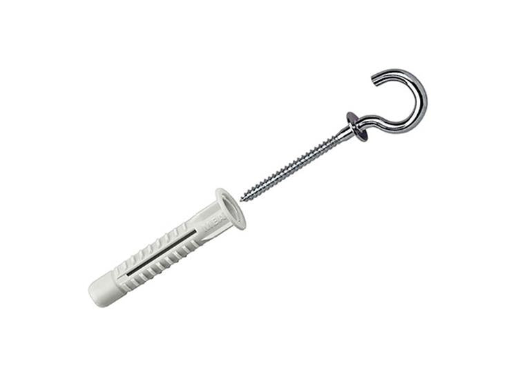 Celo 1015442 - 5 universeelpluggen mzk 6x41mm + schroefhaak 502637 | 5 stuks