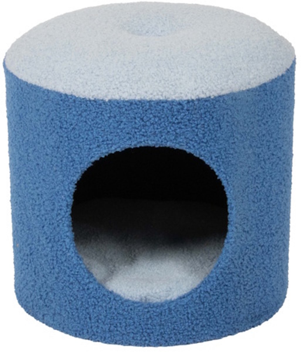 Coockoo casa per gatti casa felice blu