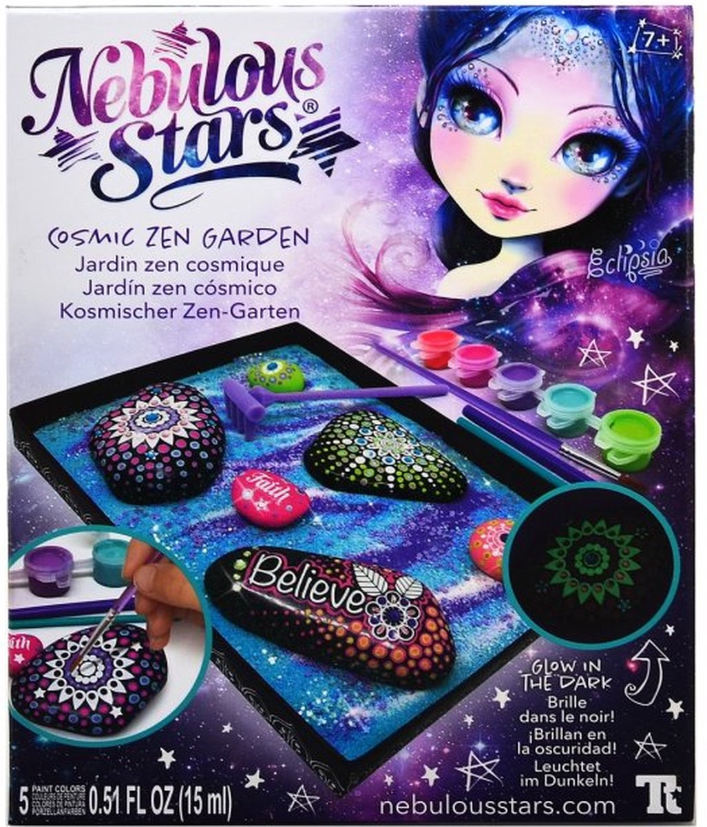Stelle nebulose - pittura su pietra