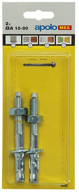 Celo 1015465 - 2 tasselli a martello ba 502669 10x92mm | 5 pezzi