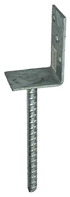 1015101 - Supporto a L + carrello zincato 70x60x102x4mm | 5 pezzi