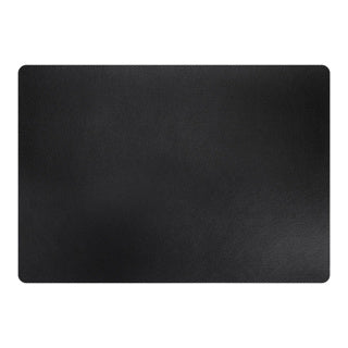 Plakemat in pelle nera 43x30 cm