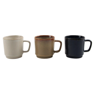 Coffee Mug Bistro apilable reactivo esmaltado 270 ml de surtido