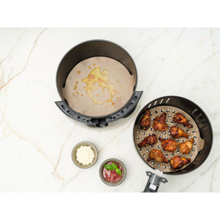 Nostik Airfryer Baking Sheets 2 pezzi attorno a 23,5 cm