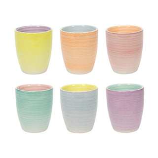Tazza da caffè 340 ml pastello 2 tono 6 assorchi