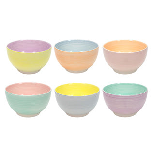 Scala Ø14 cm Pastel a 2 tono, 6 assorchi