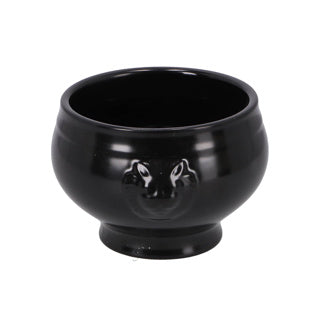 Testa del leone di zuppa di zuppa nera