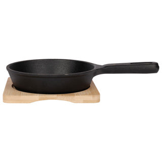 Ghisa grat piatto in ghisa d12.5 cm