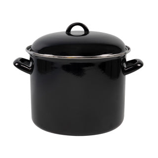 Olla sopera No brand 24cm 8ltr esmaltada negra