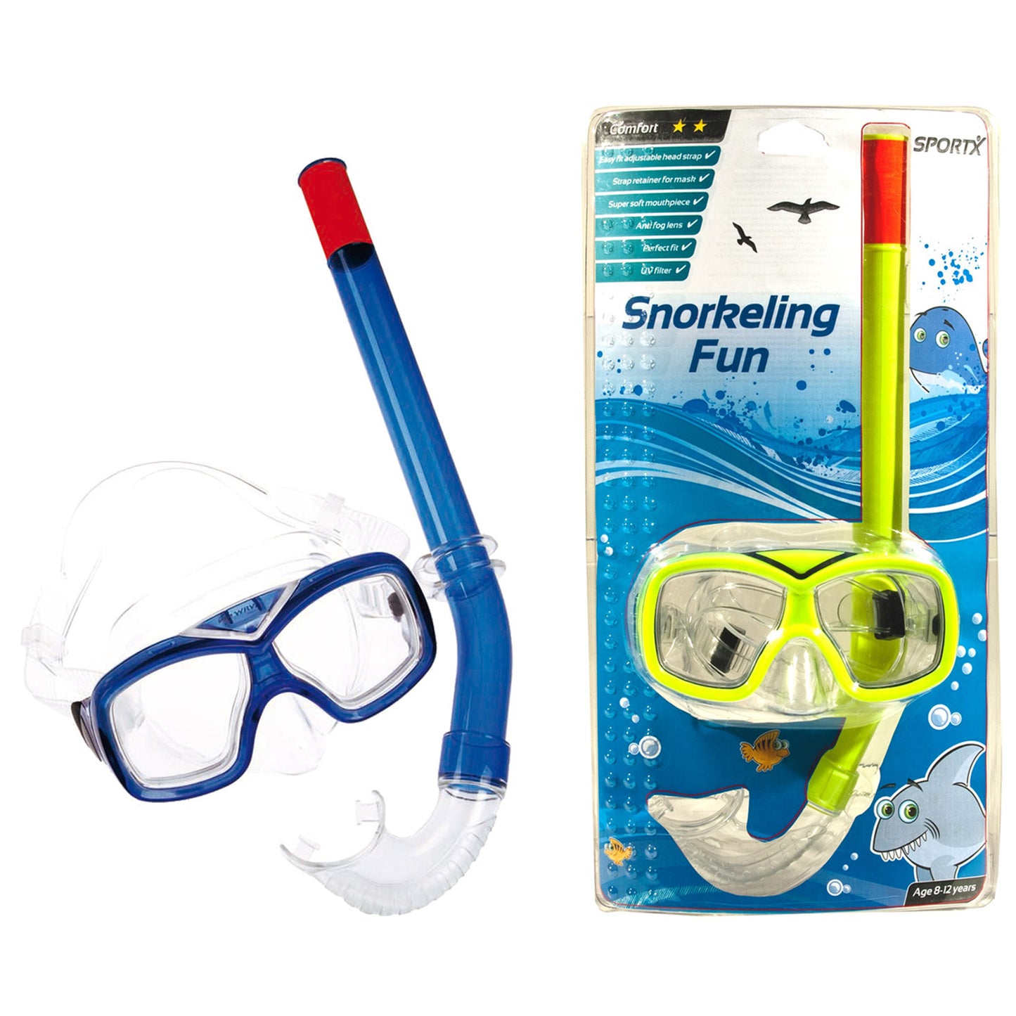 Set di snorkeling junior sportivo