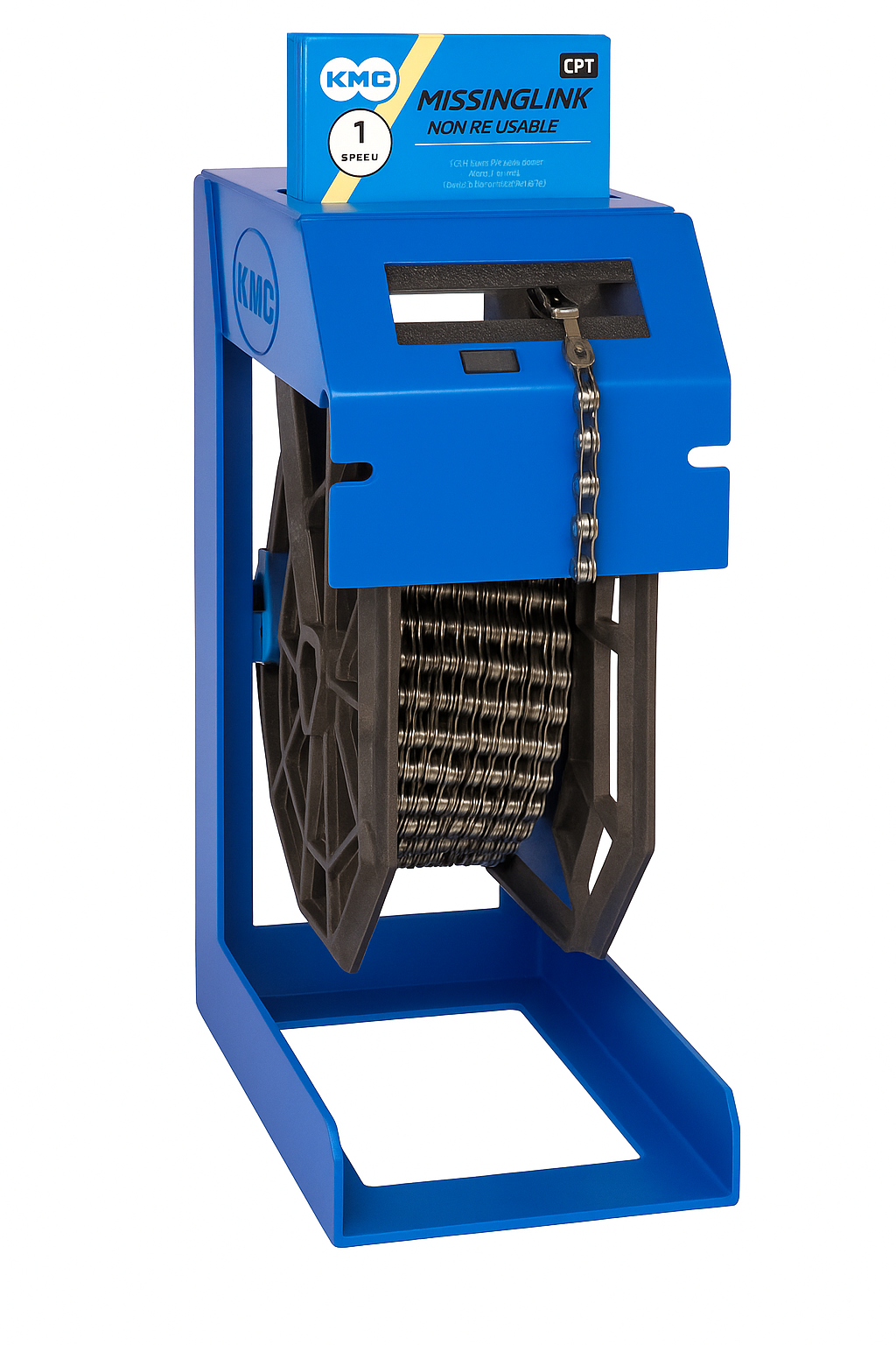 KMC Blauw Reel Stand - Soporte de mesa con soporte de refuerzo para Kmch02 Chain Roll Holder #Fiets Accessors