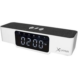 Caricabatterie wireless Qi con sveglia xlayer 215766 bianco