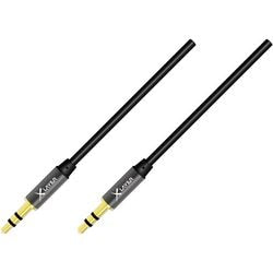 Cable de audio de 3,5 mm xlayer premium 2m negro