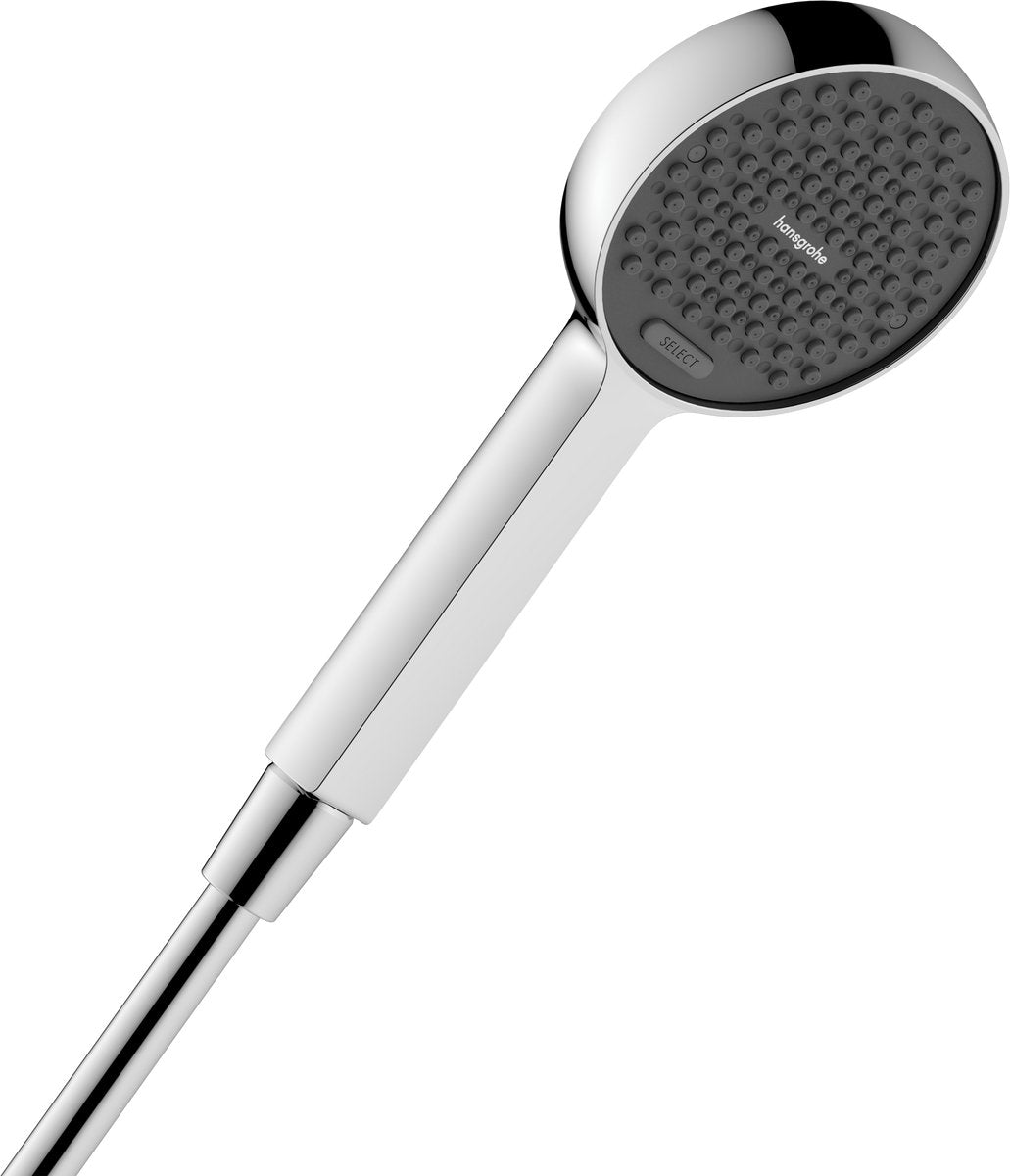 Hansgrohe activatera s - doccetta - ecosmart risparmio idrico - comando a pulsante select - 95mm - 2 funzioni getto - nero opaco
