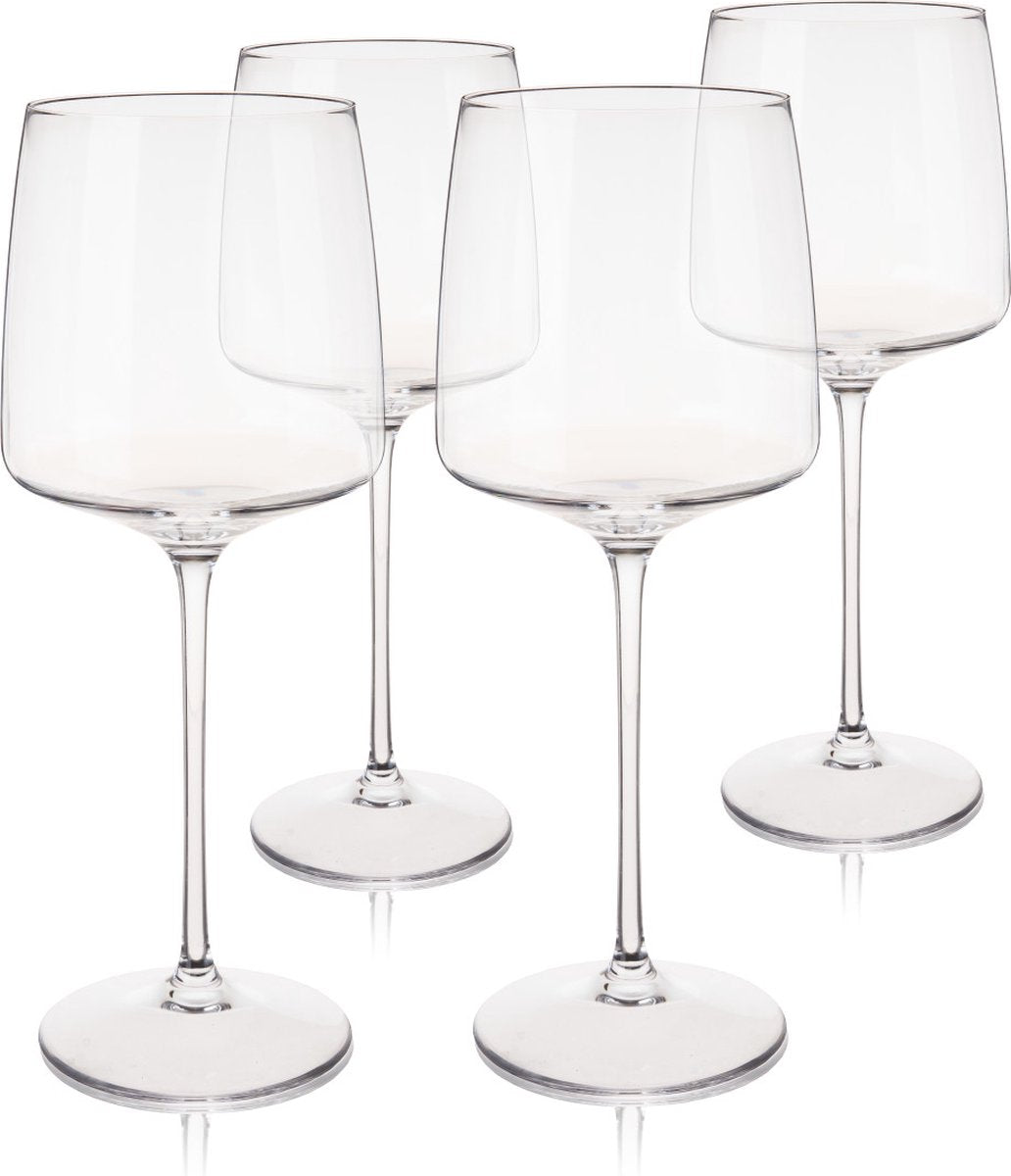 Bicchiere da vino Viski riserva julien - cristallo - 650 ml - 4 pezzi