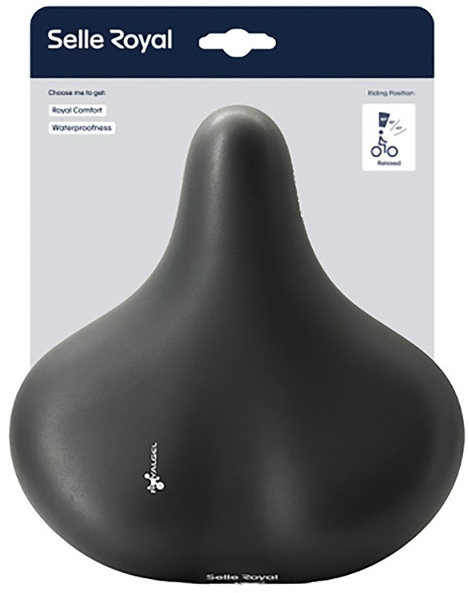 Sella in bicicletta Selleroyal Selle Royal Gipsy Spring Relaxed - Nero