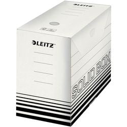 Scatola archivio leitz solid white a4