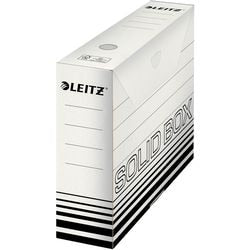 Scatola archivio leitz solid white a4