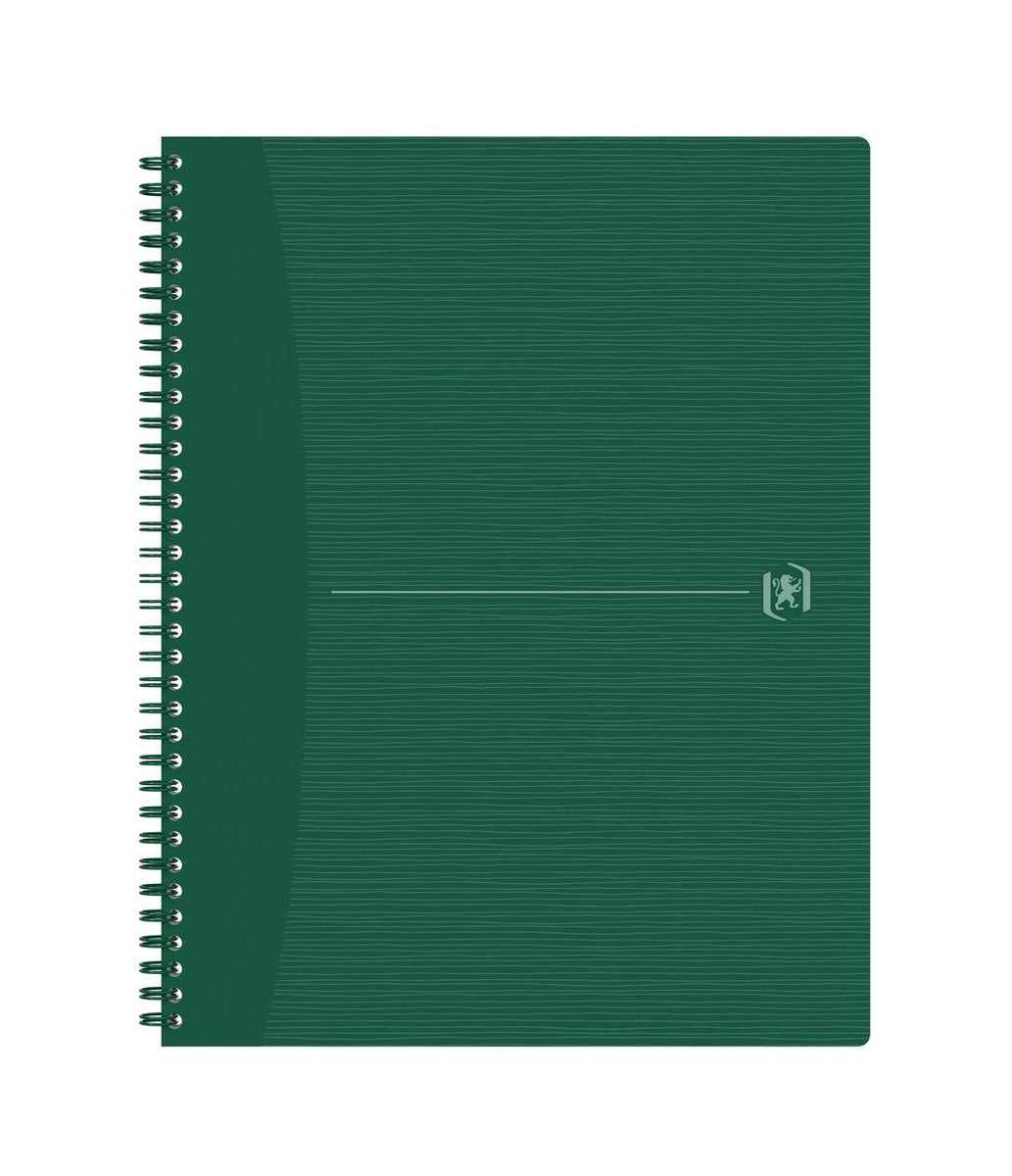 Oxford origins - duurzaam notitieboek - a4+ - geruit 5mm - 70 vel - groen