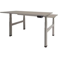 Scrivania sit-stand Schavenburg Dextro Basic Base a T grigia