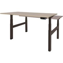 Scrivania sit-stand Schavenburg Dextro Basic T-foot Robson Oak