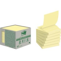 Notas adhesivas recicladas post-it amarillas
