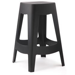 Taburete de bar paperflow plástico negro