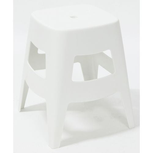 Taburete paperflow plástico blanco
