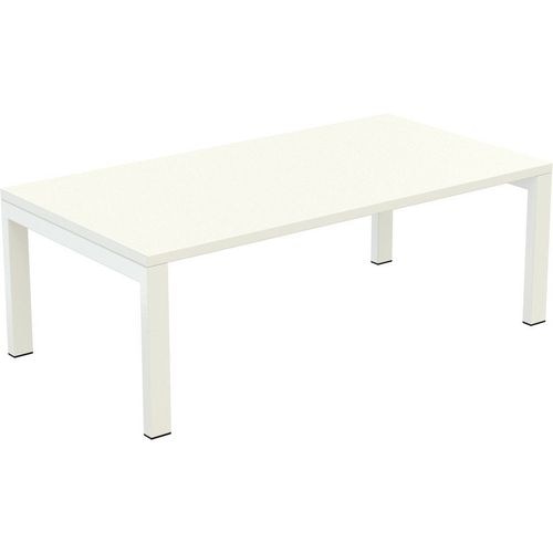 Mesa auxiliar melamina paperflow blanco