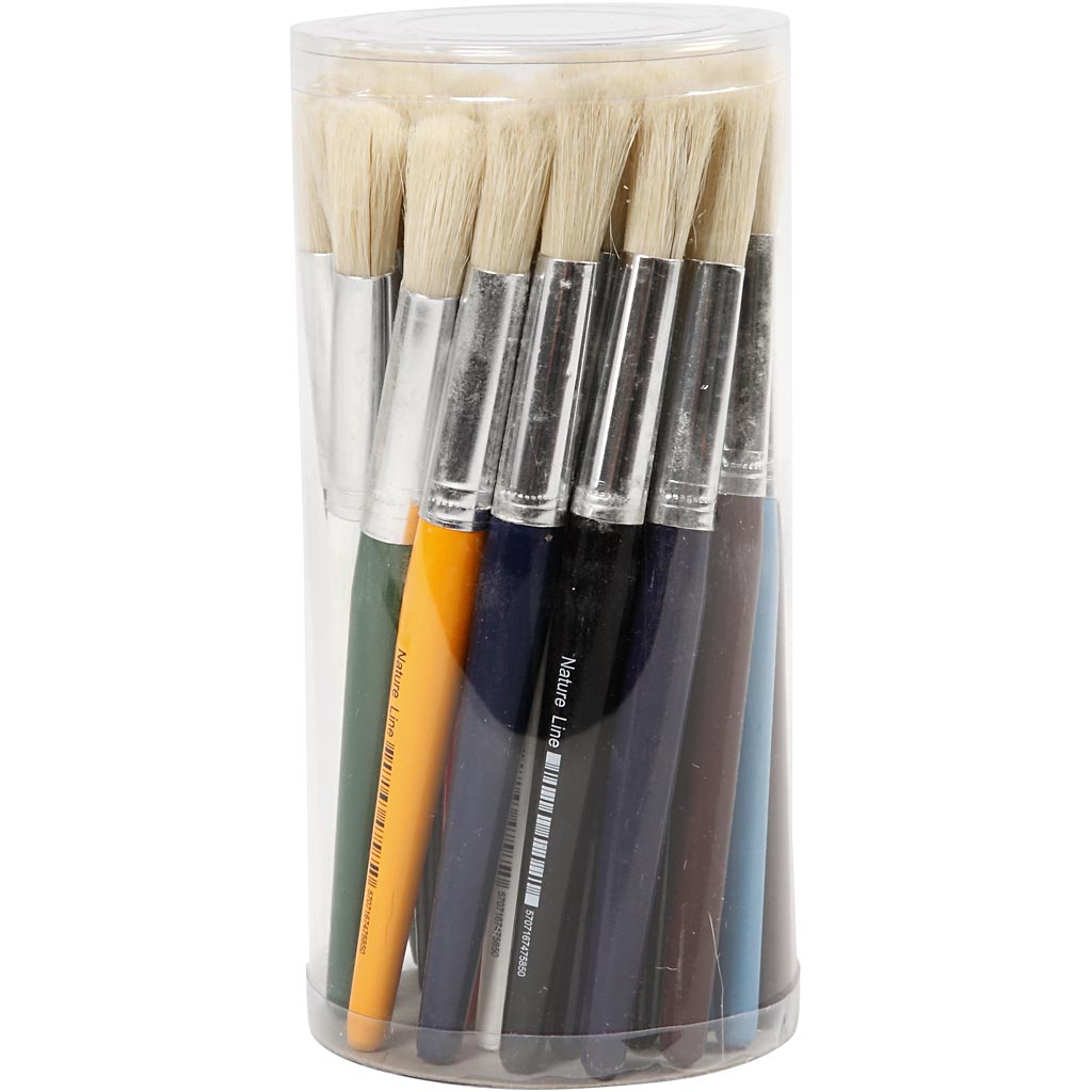 Creativ Company - Creativ Company - Cepillos para niños alrededor de 19 cm 30 piezas