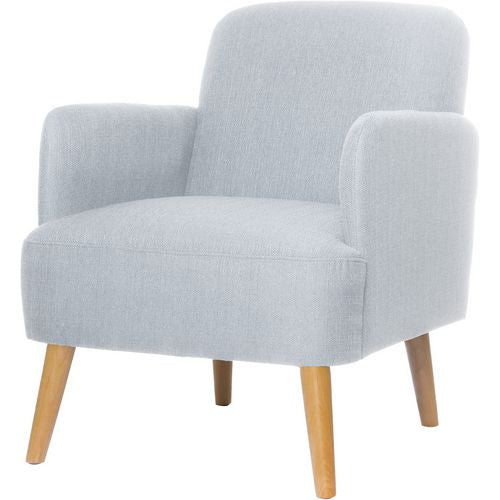 Silla de recepción Brooks paperflow tela gris