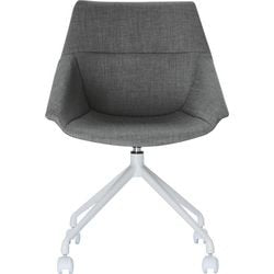 Visitor chair paper flow fabric black