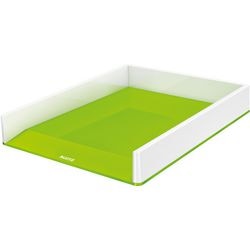 Letter tray leitz wow polystyrene green
