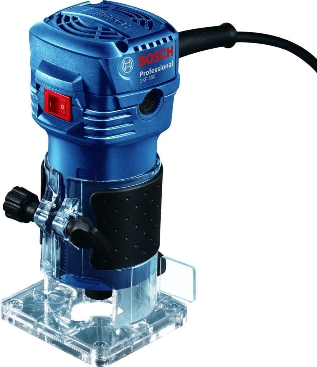 Fresa de cantos bosch gkf 550 | 550w