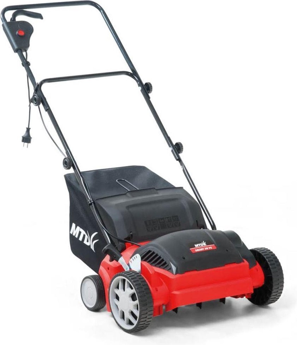 Wolf-garten 5 heights adjustable electric scarifier with folding handle - working width 30cm - 1200 w - collection box 35 liters - smart 30 ve