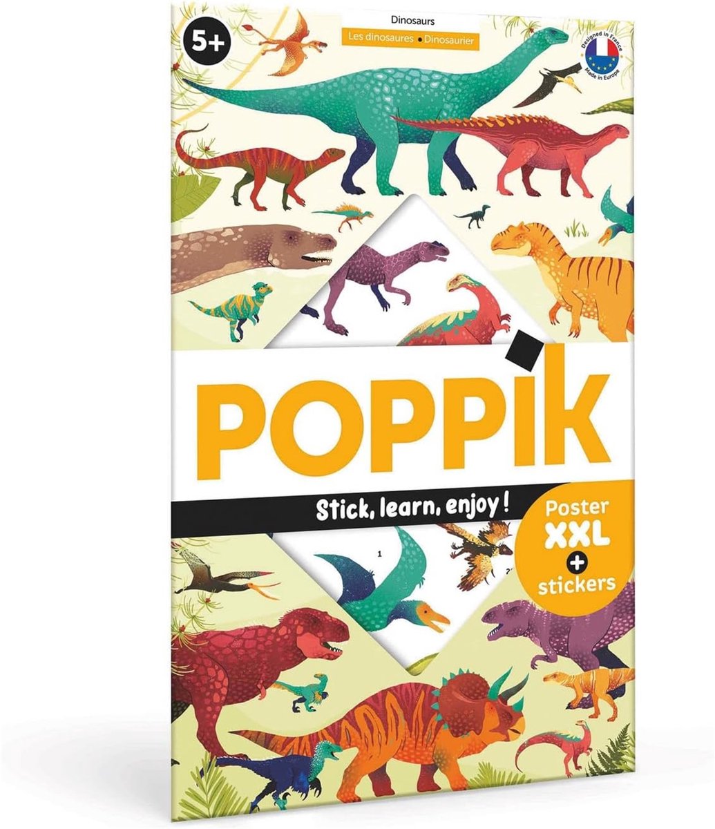 Póster pegatina dinosaurios Poppik 68x100cm