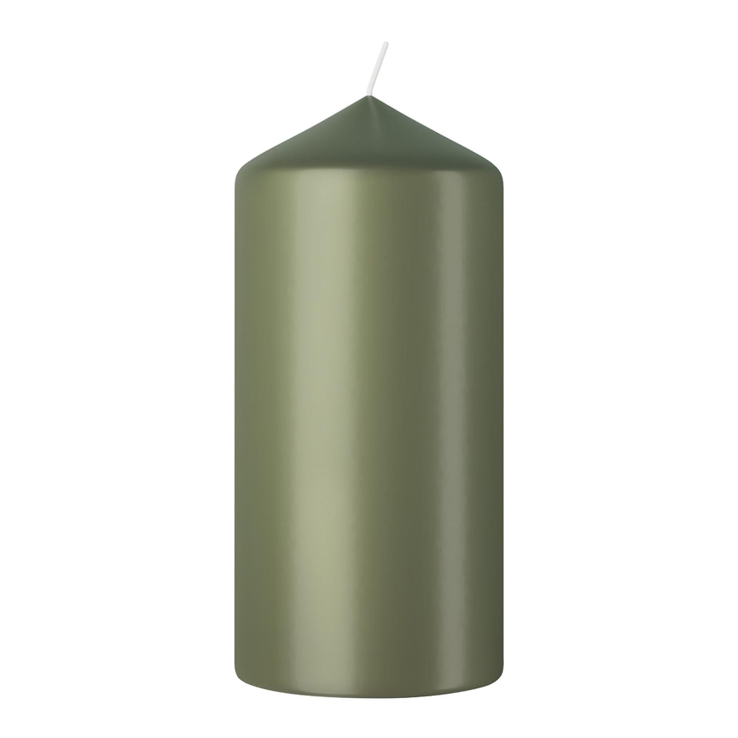 Candela a colonna Bolsius 120 58 oliva fresca