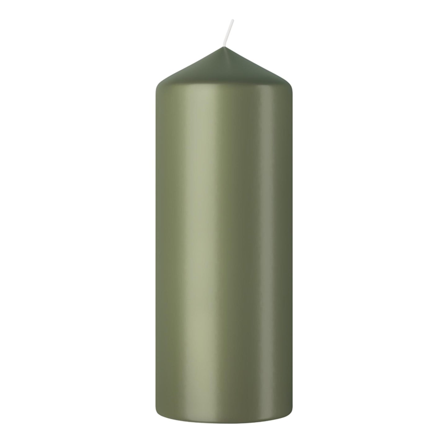 Candela a colonna Bolsius 150 58 oliva fresca