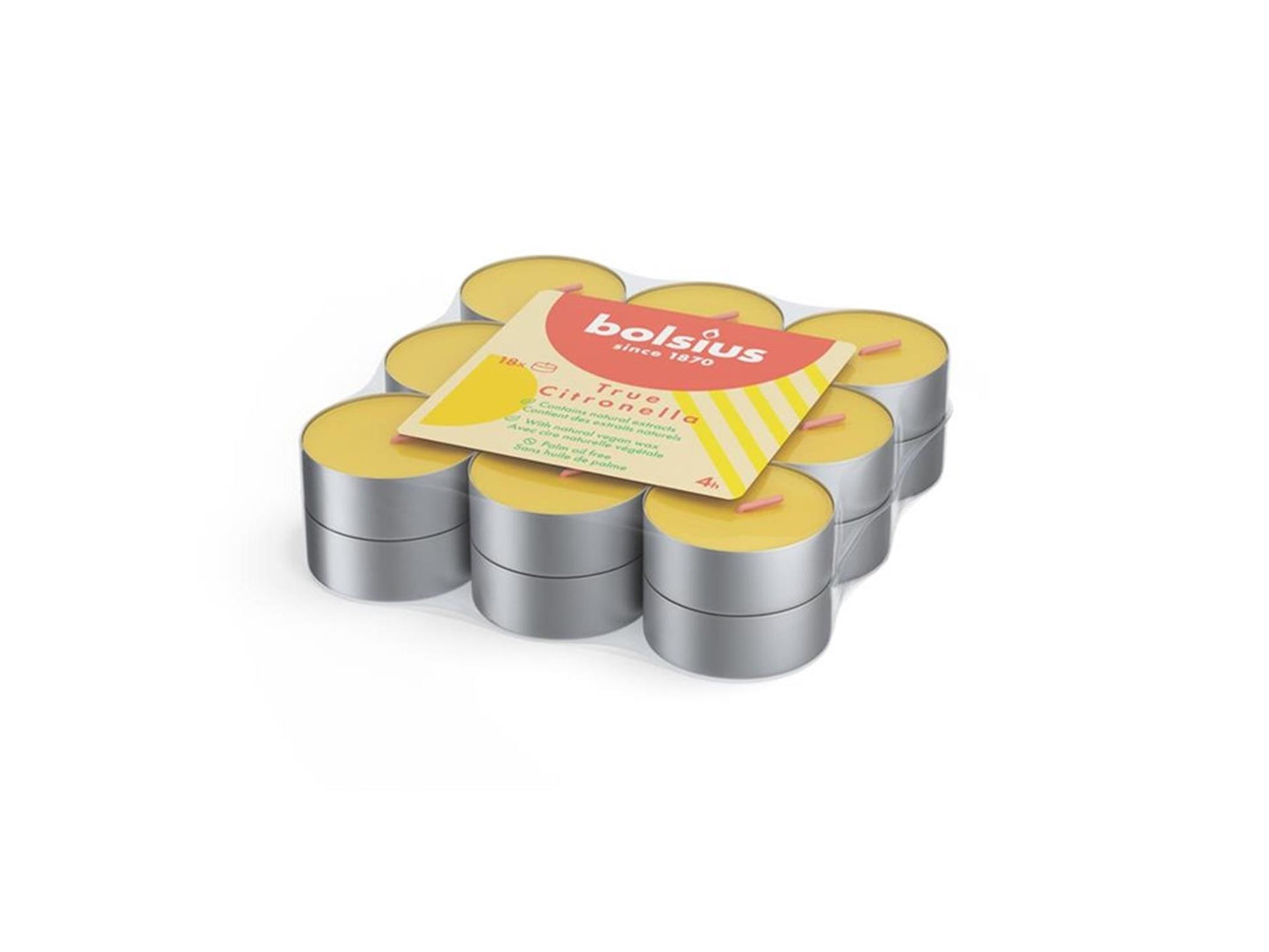 Bolsius Geurthelichten 4 ore True Citronella