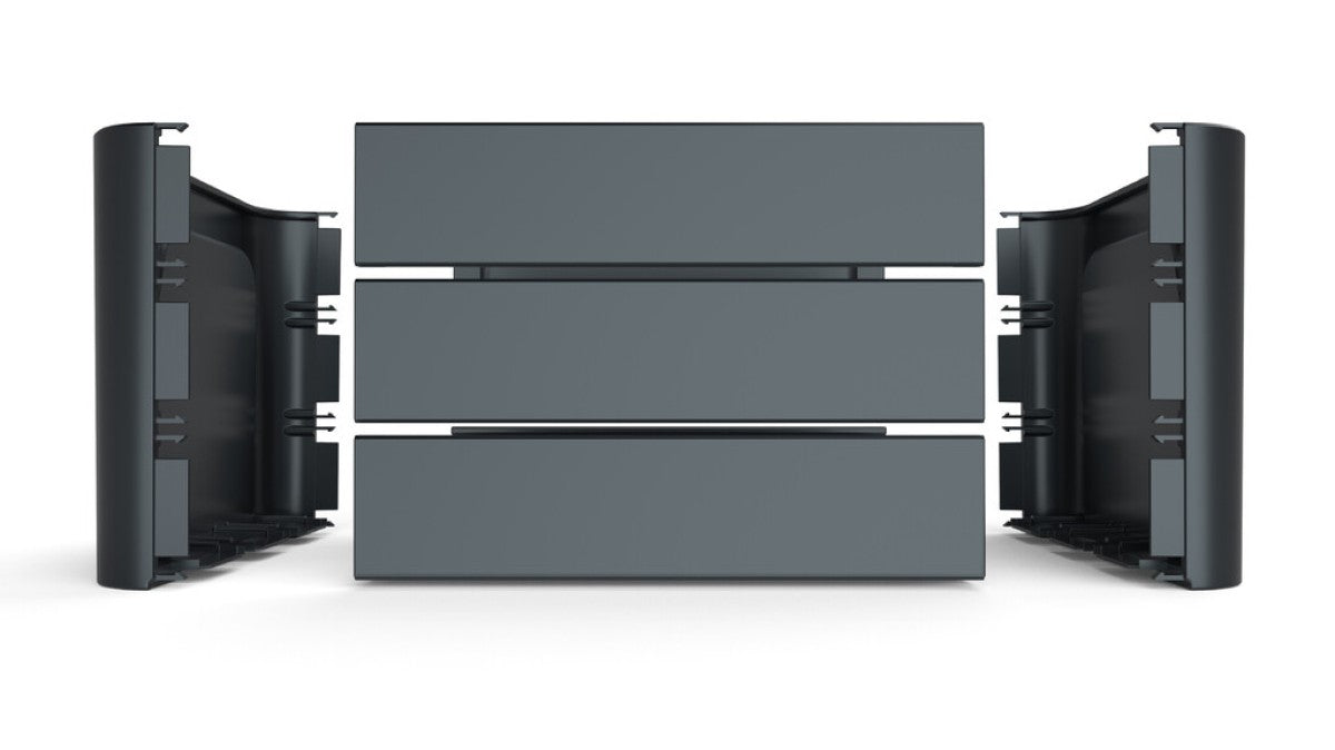 Basil mirage krat click 'n krat nero grigio 24l