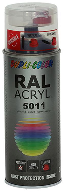 Motip 1000606 - 710407 ral 5011 blu acciaio 400 ml | 2 pezzi