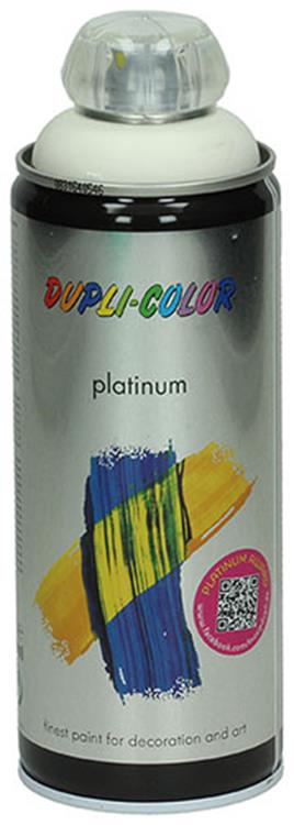 Motip 1002564 - 719837 platinum ral 9010 helder wit 400 ml | 2 stuks