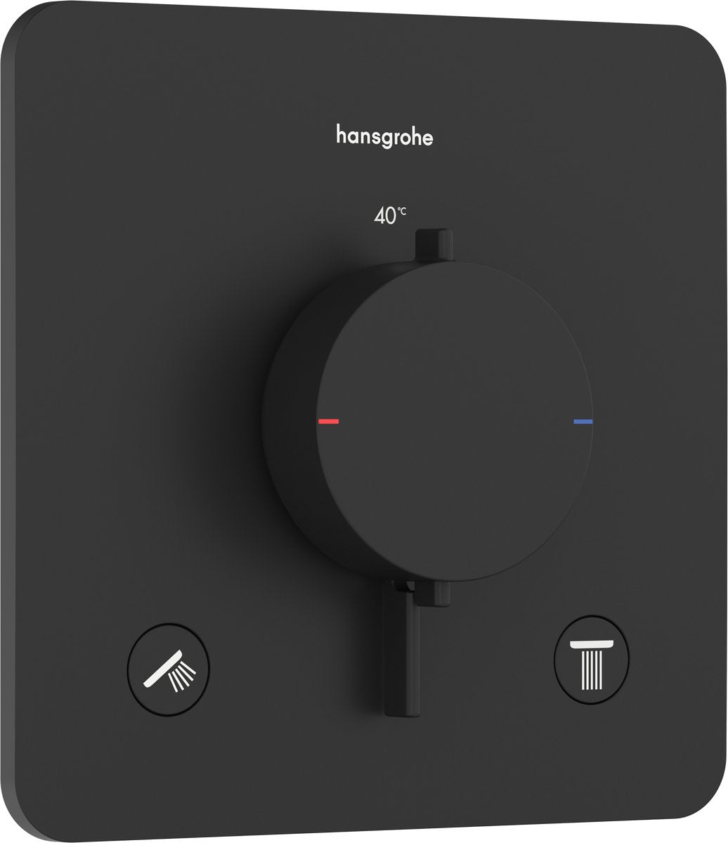 Hansgrohe ecostat comfort q - termostato da incasso - termostato ecostat - nero opaco