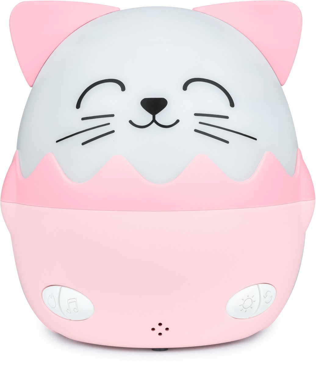 Bigben hibuddies bigben - nachtlamp met projector en muziek - mia de kat