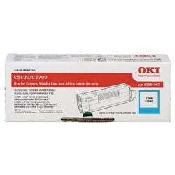 Cartuccia inkjet e toner oki 43381907 ciano 2.000 pagine