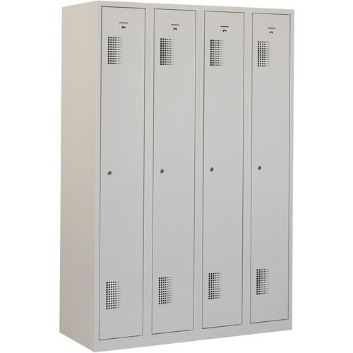 Armario nh 180-4.4 gris 1.200 x 500 x 1.800 mm
