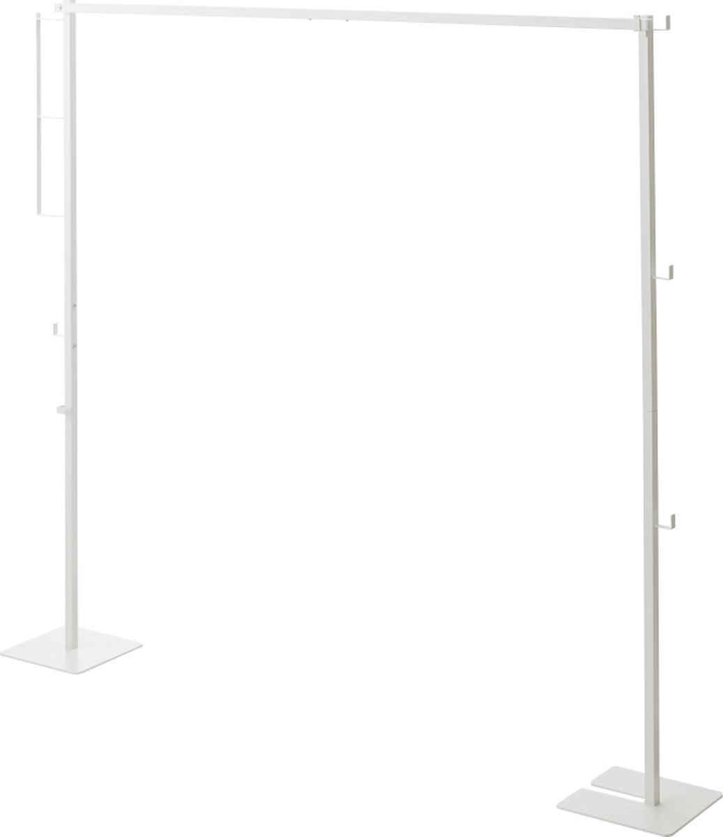 Tendedero plegable Yamazaki - torre - blanco