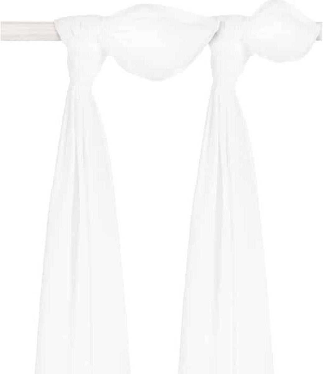 Jollein multi panno idrofilo basic 115x115 cm - bianco - 2 pezzi