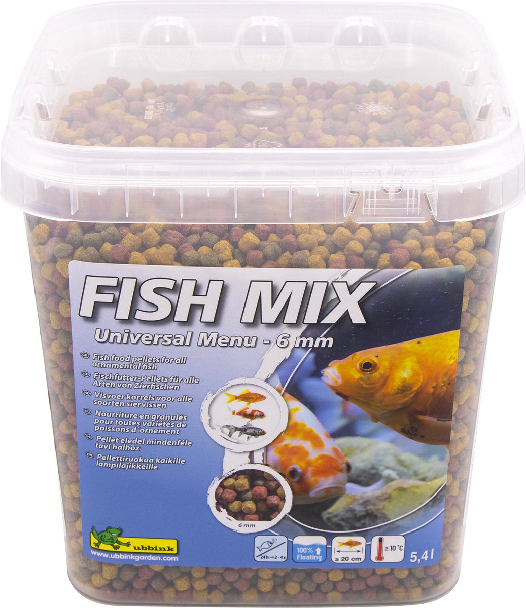 Ubbink ubbink pesce cibo pesce mescolare menu universale 6 mm 5,4 l