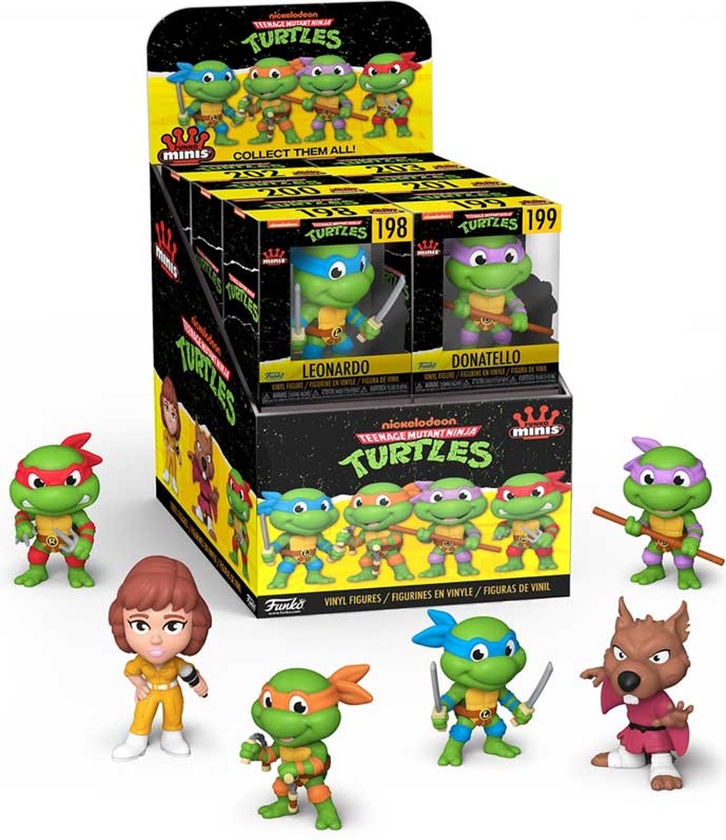 Figuras funko mini vinilo: tmnt surtidos.
